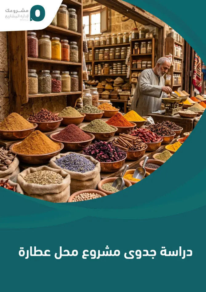 دراسة جدوى مشروع محل عطارة