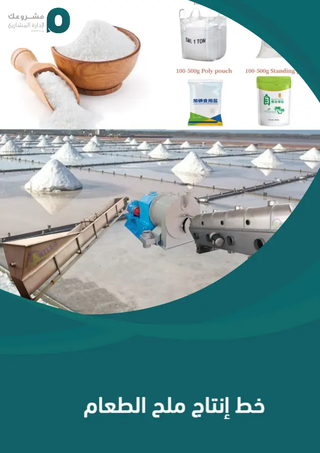 خط إنتاج ملح الطعام