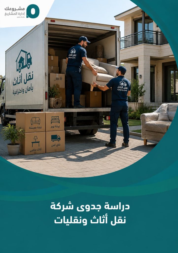 دراسة جدوى شركة نقل أثاث ونقليات