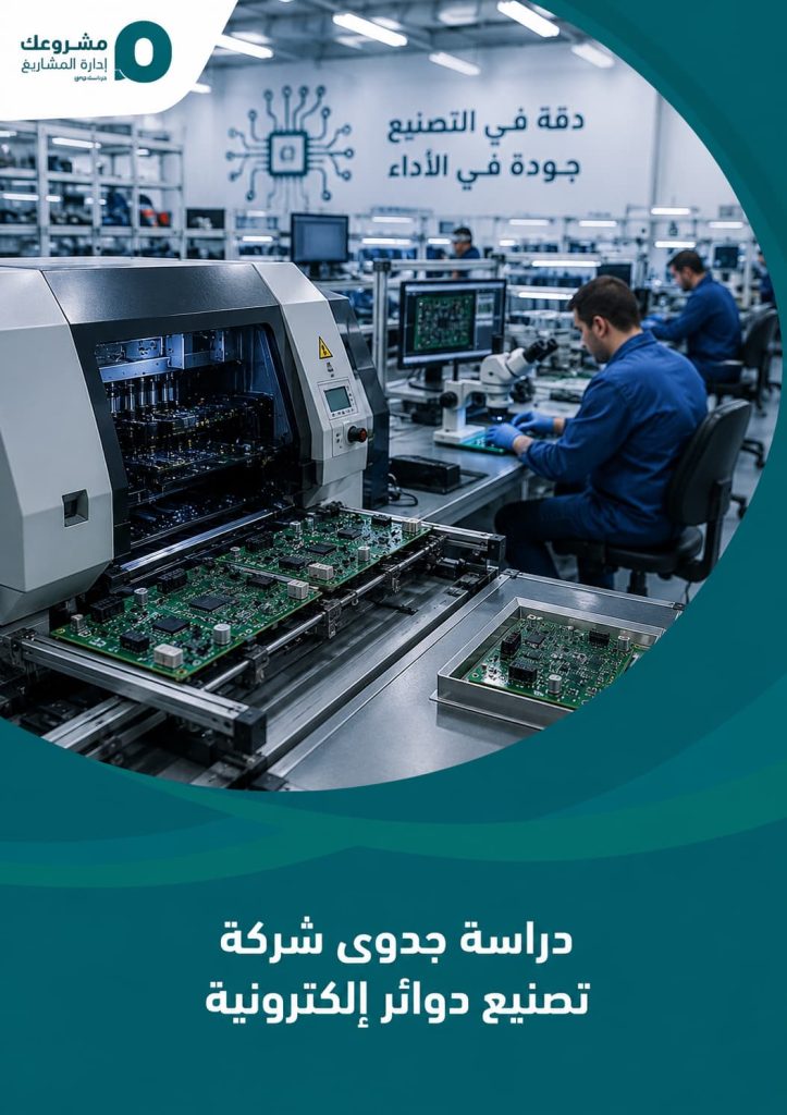 دراسة جدوى شركة تصنيع دوائر إلكترونية