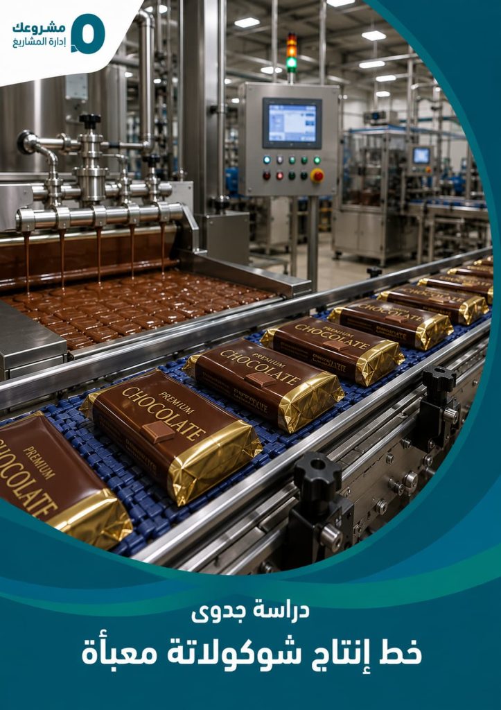 دراسة جدوى خط إنتاج شوكولاتة معبأة
