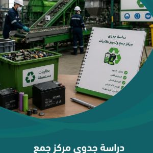 دراسة جدوى مركز جمع وتدوير بطاريات