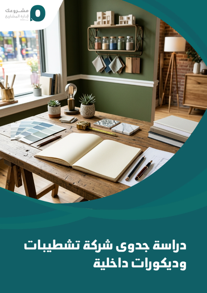 دراسة جدوى شركة تشطيبات وديكورات داخلية
