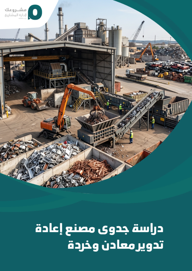 دراسة جدوى مصنع إعادة تدوير معادن وخردة