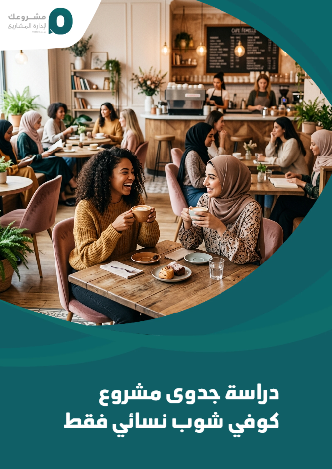 دراسة جدوى مشروع كوفي شوب نسائي فقط